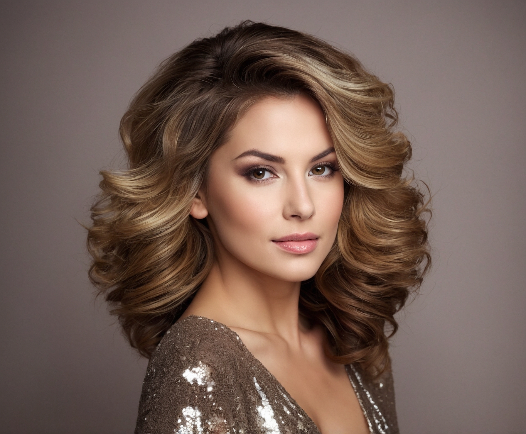 Transformación elegante de corte y color personalizado